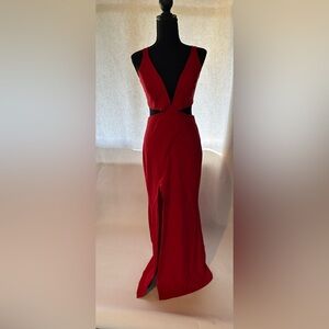 Beautiful red gown